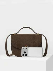 MOTF PREMIUM WOMEN'S COMMUTE SIMPLE FASHION FLAP BAG - Green - View 4