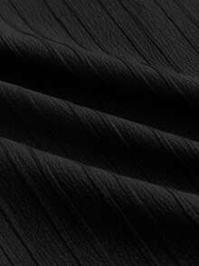 HIMLAND Men's Casual Loose Fit Cashew Print Short Sleeve Single-Breasted Shirt Premium Textured Fabric  Summer Wardrobe Essentials Casual Outfit Ideas Laid-Back Look  Daily Essential Wardrobe Staple Basic Style All-Match Style Go-To Piece Mix-And-Match Item Casual Versatile Style  Summer Wardrobe Essentials Casual Outfit Ideas Laid-Back Look Premium Textured Fabric  Daily Essential Wardrobe Staple Basic Style All-Match Style Go-To Piece Mix-And-Match Item Casual Versatile Style Hand-Beaded Ummer Wardrobe Essentials Casual Outfit Ideas Laid-Back Look Designer Style - Black - View 7