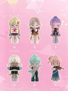 POKOJA LAND 不可思议的MISYA Mixia偶像乐队系列盲盒，超级可爱，设计成各种不同的角色和服装。可以作为节日生日礼物送给好朋友，也可以作为桌面摆件，同时也是动漫收藏家的绝佳收藏品。 - 彩色 - 查看 15