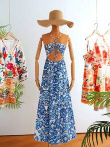 Travachic Women's Beach Vacation Casual Printed Dress - Multicolor - View 2