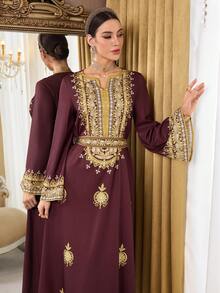 Al Najma 女士土耳其长款连衣裙和阿拉伯传统长袍