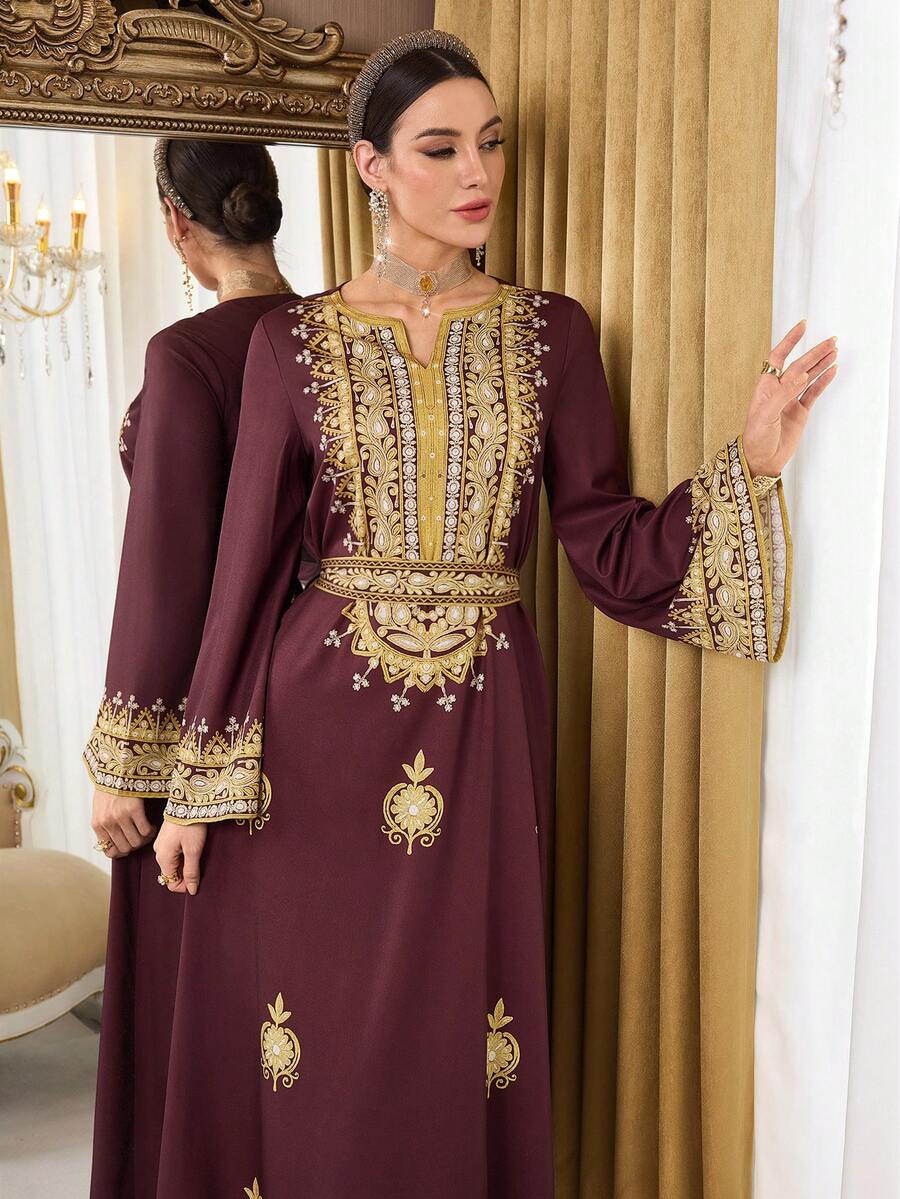 Al Najma 女士土耳其长款连衣裙和阿拉伯传统长袍