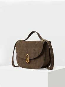 MOTF PREMIUM WOMEN'S COMMUTE SIMPLE FASHION FLAP BAG - Green - View 3