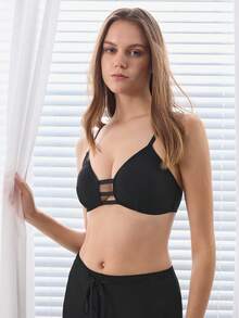 Ocili Sutien fără fereastră minimalist, de zi cu zi, pentru femei, în culoare uni