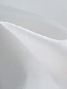 Franclia 女士亮面府绸衬衫，金属扣系带设计，休闲百搭，适合日常通勤、下午茶、约会等场合，长袖设计，春秋季款 - 白色 - 查看 6