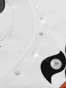 PAVTROS Camiseta de manga corta de cuello redondo con gráfico de retrato y letra casual para hombre, de verano - Multicolor - Ver 2