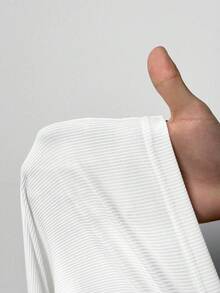 BamGleam Bộ 2 áo liền quần không tay buộc dây dành cho nữ - trắng - Xem 7