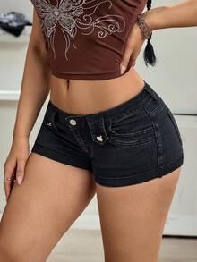 Jeanoix High Street Denim Shorts