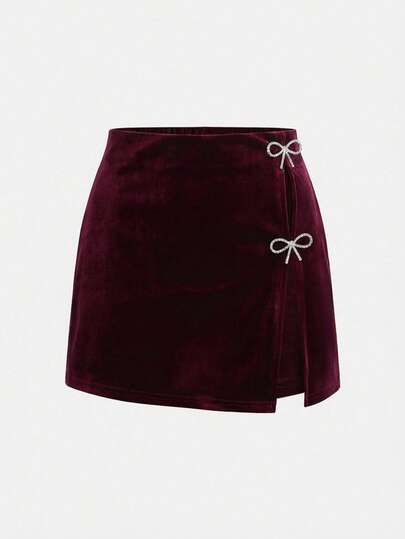 SHEIN Girlism 少女都市通勤休闲短裙，时尚百搭，适合各种场合