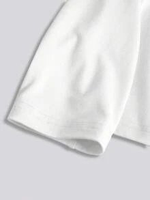 2026 Holiday Print Women's Long-Sleeved Street Fashion Apparel, Everyday Casual Versatile, Holiday Vacation Outing, Comfortable Home Wear Women's Top T-Shirt - White - View 5