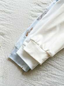 Vintaside Kids Baby Boy Cute Cartoon Animal Print Long Sleeve Romper, Suitable For Spring & Autumn