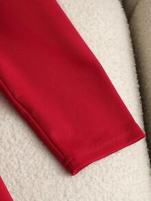 Franclia Women's Burgundy & Black Chinese Knot Button Hollow Front Design Casual Everyday Commute Outing Afternoon Tea Date Vacation Spring Festival Long Sleeve Mid-Length Dress Red Dress Collar Dress Mandarin Collar Dress Traditional Dress Long Sleeve Dress Chinese Style Dress Cheongsam Dress Maroon Dress