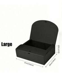 1/5/10pcs Mini Black Lid Gift Boxes, Luxury Black Ribbon Gift Boxes For Wedding, Birthday, Party, Bridesmaid, Graduation, Valentine's Day, Mother's Day - Multicolor - View 12