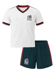 Camiseta Infantil de México para la Copa Mundial 2026 XC0Q T0PI - Blanco - Ver 4