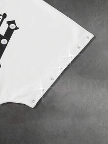 PAVTROS Camiseta de manga corta de cuello redondo con gráfico de retrato y letra casual para hombre, de verano - Multicolor - Ver 6