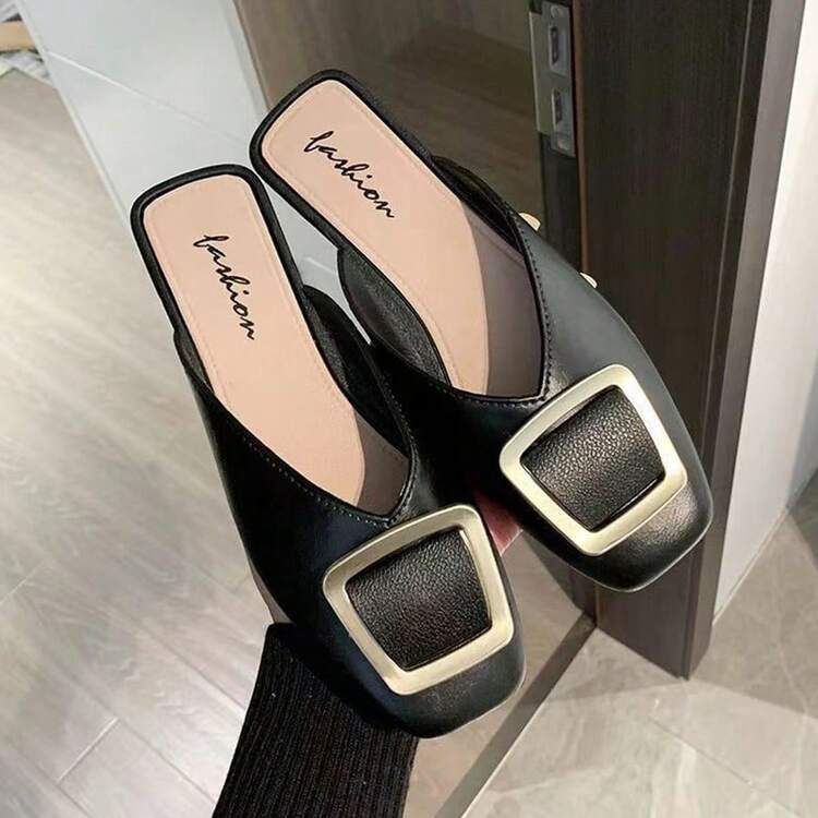 Zapatos planos de mujer - Negro - Añade 4