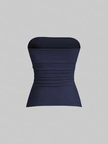 Sweetra Women's Casual Versatile Tube Top - Multicolor - View 3