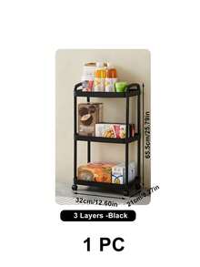 1 Kệ lưu trữ di động nhiều tầng có bánh xe, xe đẩy tay đa chức năng, kệ đựng đồ chơi trẻ em, giá sách tối giản, kệ đựng đồ ăn nhẹ, kệ đựng mỹ phẩm trên bàn trang điểm, kệ đựng dụng cụ nhà bếp, xe đẩy phục vụ bằng nhựa đa chức năng, thích hợp cho phòng tắm, nhà bếp, phòng khách và phòng học, thích hợp cho việc lưu trữ và trang trí nhà cửa. - Nhiều màu - Xem 17