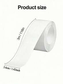 Waterproof Seal Tape (1/3/5M) - Self-Adhesive Caulk Tape For Bathtub, Sink & Wall Gaps - Bathroom & Kitchen Sealant Strip - White - View 10
