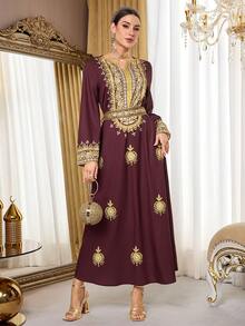 Al Najma 女士土耳其长款连衣裙和阿拉伯传统长袍