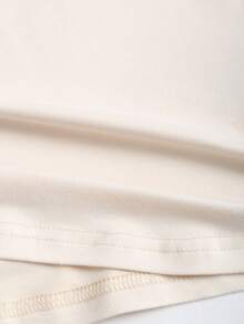 Sweetra Áo thun phối ren màu đỏ tía > Áo màu đỏ sẫm > Áo màu đỏ tía > Áo màu đỏ rượu vang - Màu be - Xem 3