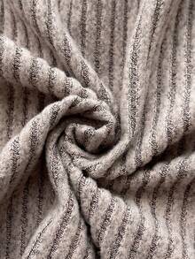 Elamini 女士白色针织抓绒罗纹仿毛领长袖修身短款拉链连帽卫衣，休闲、运动、百搭，适合通勤、上学、日常穿着、约会以及秋冬季穿着。 - 粉色 - 查看 8