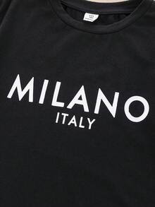 SHEIN Conjunto de 3 camisetas infantis masculinas, casuais e confortáveis, com estampa, modelagem solta, gola redonda e manga curta. 3 estilos diferentes, ideais para festas de aniversário, eventos noturnos, apresentações, casamentos, batizados, cerimônias de abertura, uso diário, escola, viagens e esportes na primavera e no verão. Conjunto de camisetas com inspiração coreana. - Multicolorido - Ver 7