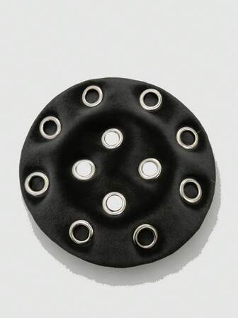 Grunge Punk 1 pezzo Berretto stile punk in metallo, design di nicchia, cappello personalizzato, adatto per uso quotidiano e feste, per tutte le stagioni