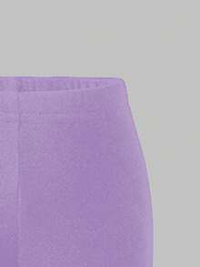 SHEIN Playful Pals 两件套休闲时尚春夏女童T恤和打底裤套装，花卉印花设计，适合上学、户外活动、聚会、送礼。 - 彩色 - 查看 5