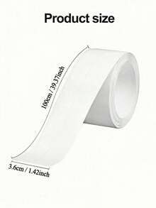 Waterproof Seal Tape (1/3/5M) - Self-Adhesive Caulk Tape For Bathtub, Sink & Wall Gaps - Bathroom & Kitchen Sealant Strip - White - View 11
