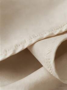 GlowEve CURVE Đầm chữ A tay ngắn đính ngọc trai cổ tròn thanh lịch dành cho dự tiệc và đi làm cỡ lớn dành cho nữ - Màu be - Xem 4