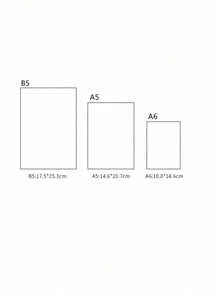 SHEIN 1pc Plain Spiral Notebook Back To School