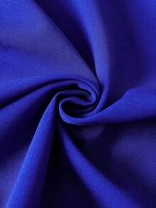 Elladie kids 女童白色连衣裙，饰有3D串珠花朵，收腰A字廓形，适合生日派对和夏季穿着。 - 寶藍色 - 查看 4