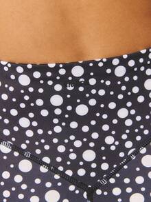 Aralina 休闲波点印花七分紧身裤套装