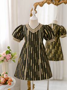 Glamorique Kids 少女连衣裙，优雅节日礼服，适合正式场合