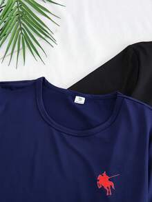 Bộ đồ ngủ mùa hè cho bé trai tuổi teen, áo tay ngắn và quần short kẻ caro, đồ mặc nhà thoải mái. - Nhiều màu - Xem 3