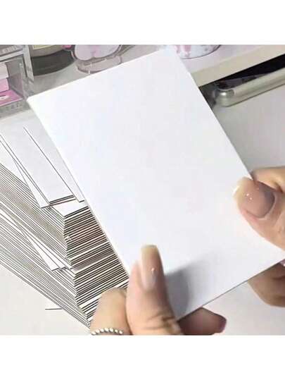 50张白色硬纸板 - 贺卡、礼品卡、包装衬板
