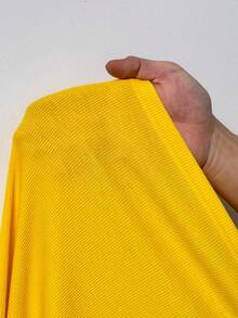 Slaydiva 2026 Spring/Summer New Music Festival, Easter, St. Patrick's Day, Western, Nomadic Style, Birthday Party, Casual, Vacation, Cruise Travel, Beach, Sunbathing, Party & Festival Women's Yellow Cropped Tank Top And Maxi Skirt Set - Yellow - View 9