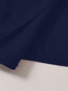 SHEIN Bộ trang phục lịch lãm 2 món cho bé trai tuổi teen - Áo vest không tay và quần tây, bộ vest trang trọng thanh lịch thích hợp cho tiệc sinh nhật, đám cưới, kỷ niệm, lễ tốt nghiệp. - Xanh đậm - Xem 8