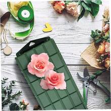 1/2/3/4/6 Bolsas de bloques de espuma de flores en forma de jaula, caja de suspensión de espuma de flores rectangular, soporte de placa de espuma de flores duradera, adecuado para bodas con flores, decoración de jardín interior y exterior, actividades empresariales - Verde - Ver 5