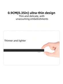 1pc Smart Led Motion Sensor Light, Ultra-Thin Cat-Eye Hill Light Strip, Rechargeable Self-Adhesive Wardrobe, Wine Cabinet, Kitchen Cabinet Light Strip - Multicolor - View 3