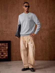 AKNOTIC 男士熊图案套头卫衣 - 彩色 - 查看 4