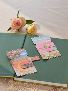 Cirelle 1PC Rose Prince Sơn dầu Bookmark nam châm nghệ thuật tưởng tượng cho người đọc Học sinh Người yêu sách Phụ kiện đọc sách thẩm mỹ Đồ dùng học tập - Nhiều màu - Xem 6