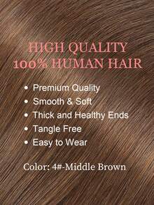 7 CÁI Với 20 Kẹp Tóc Thẳng Kẹp Trong Tóc Nối 100% Tóc Thật Màu 2# Nâu Nhạt 14-22 Inch 115G Kẹp Tóc Nối Vô Hình Sợi Đôi Remy Tóc Người Tự Nhiên Cho Phụ Nữ Bé Gái Sử Dụng Hàng Ngày - S4 - Xem 2