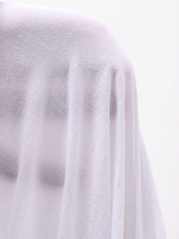 Women's Solid Color Loose Pleated Long Sleeve Elegant Formal Blouse, Autumn/Winter