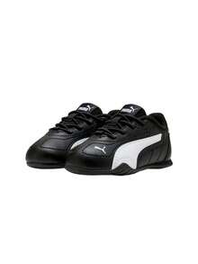 Puma CARINA Kids' Sneakers Padded Breathable Sporty Gym Commuting Training Black 403906-04 - Black White - View 2