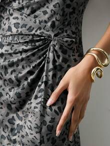 Maija 2025年女士豹纹蕾丝连衣裙 - 彩色 - 查看 5