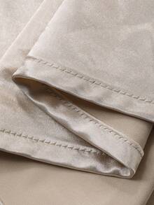 DAZY 女士优雅吊带鱼尾连衣裙配披肩，两件套，春夏款 - 米色 - 查看 11