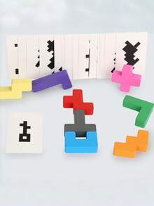 MINKOJA 3D Shadow Matching Puzzle Spatial Building Blocks Creative Construction Toy For Kids Logical Thinking Development Holiday Season Birthday Gift Ideas Educational Toys Must Haves - Multicolor - View 9