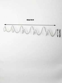 Joivida 1pc Creative Wave Design Metal Wall Hooks - Elegant Nordic-Style Coat And Hat Holders With Smooth Curved Shapes, Suitable For Home Organization, Hotel Decoration, And Fashion Store Displays. With A Simple Aesthetic Style, They Are Ideal As Valentine's Day Gifts, Valentine's Day Presents, Applicable For Renting, Installing On Walls At Home, In Wardrobes, On Doors For Storing Clothes, Scarves, Bags. - Multicolor - View 16